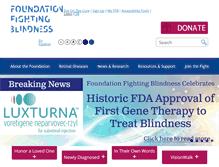 Tablet Screenshot of blindness.org